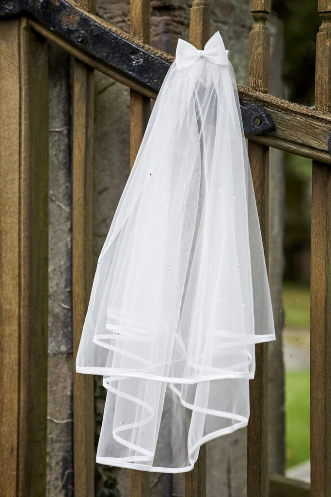 Bella Ivory Diamante Veil