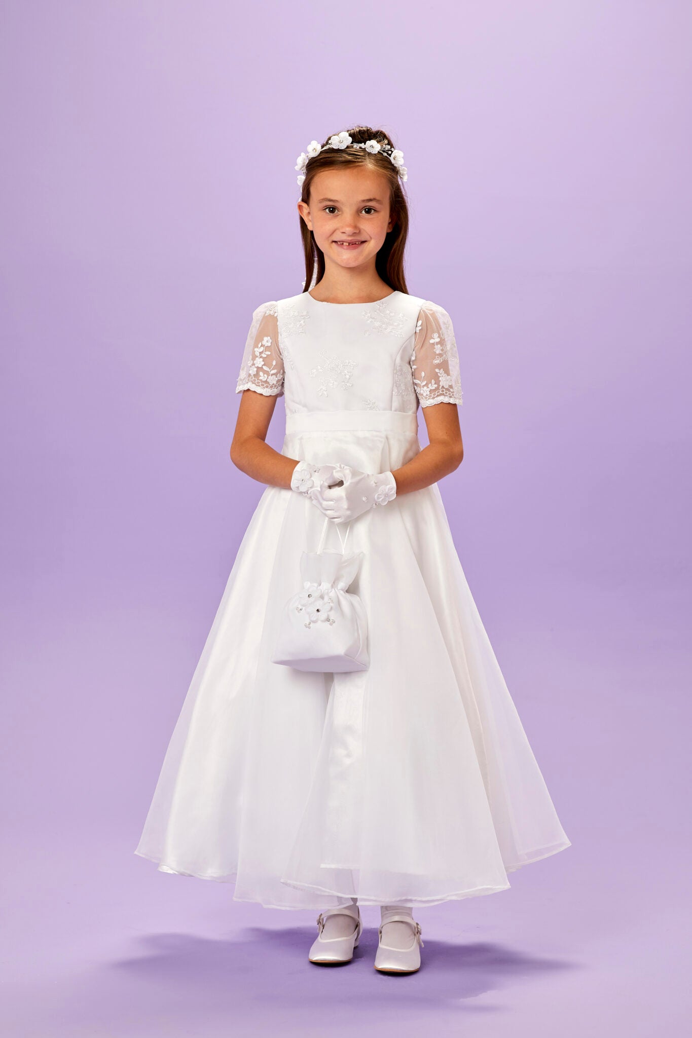 Melissa Ankle Length Holy Communion Dress Peridot Occasion wear Melissa Ankle Length Holy Communion Dress Peridot Occasion wear