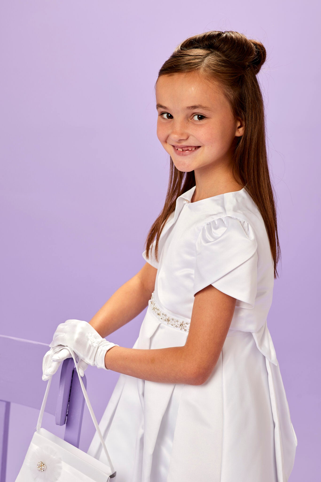Molly Petal Sleeve Communion Bolero