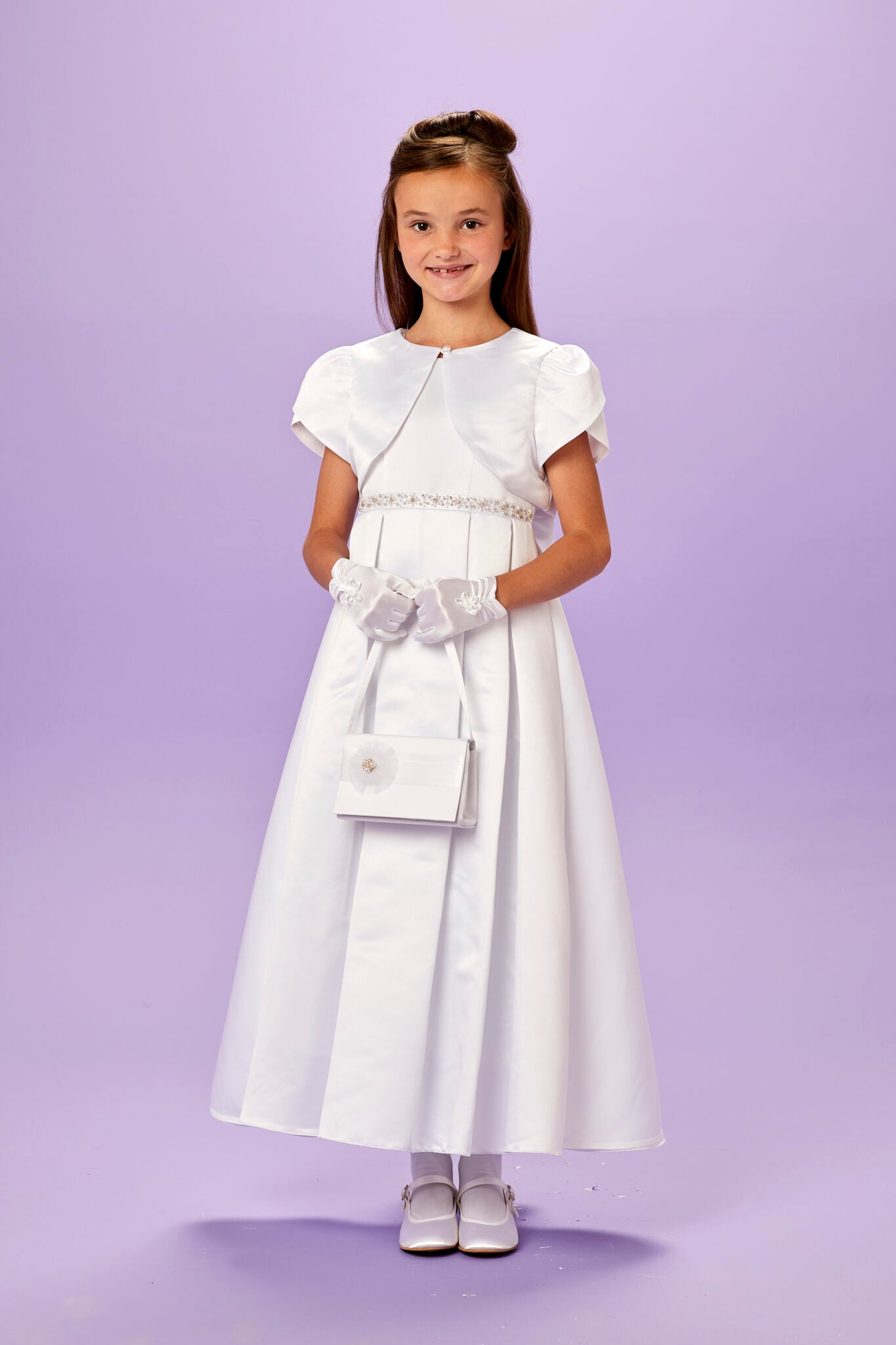 Molly Petal Sleeve Communion Bolero