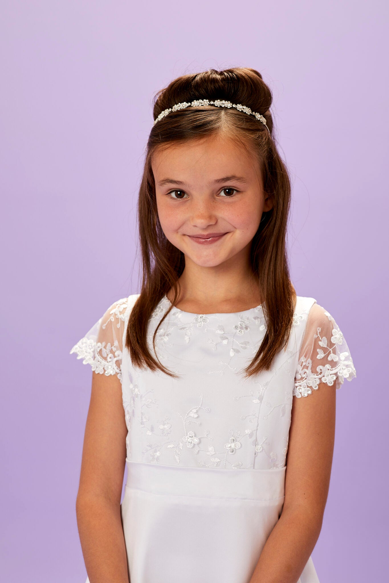 Flora Diamante Flower Headband