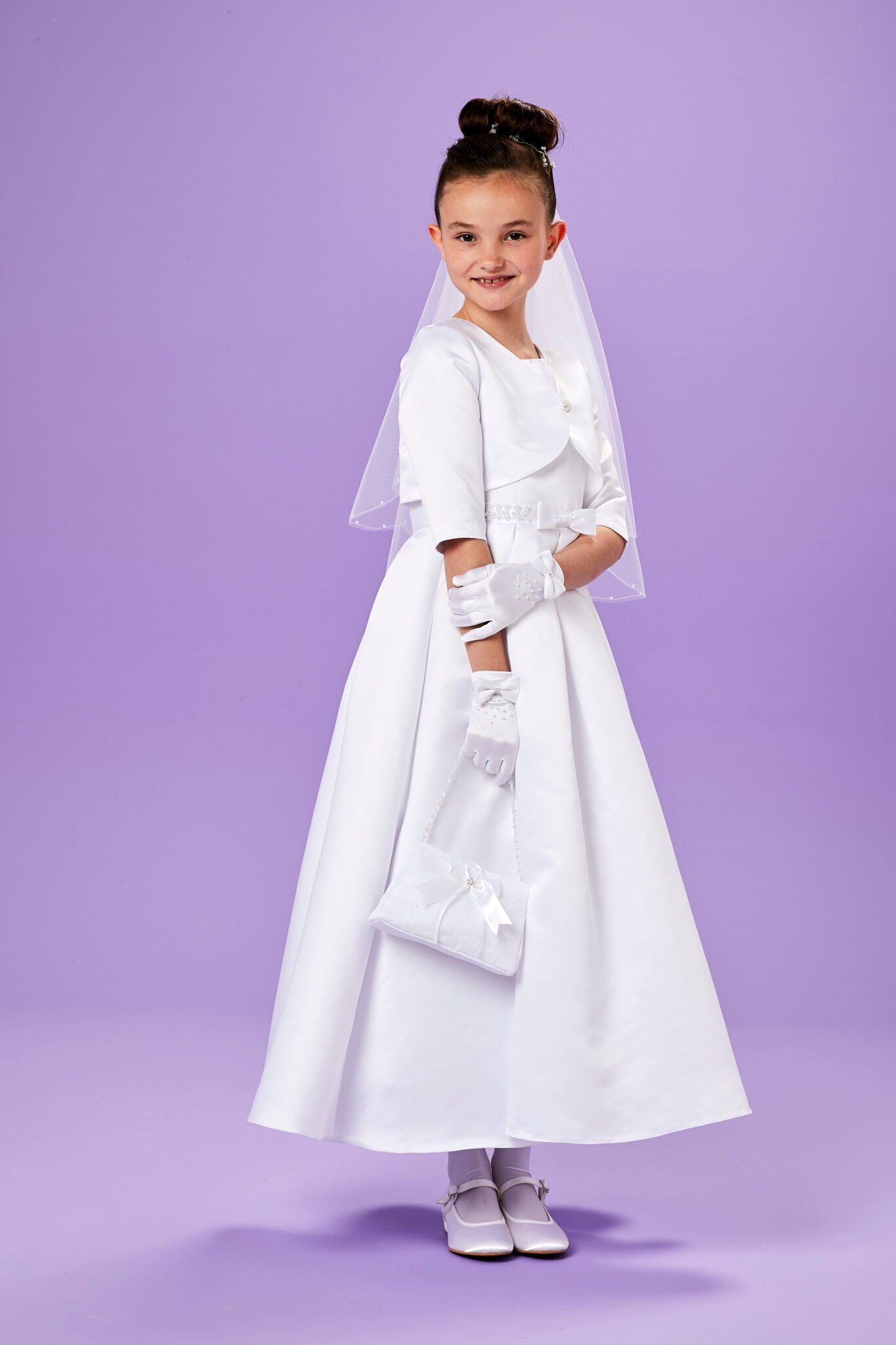 Sinead Sleeveless Holy Communion Dress and Bolero Set