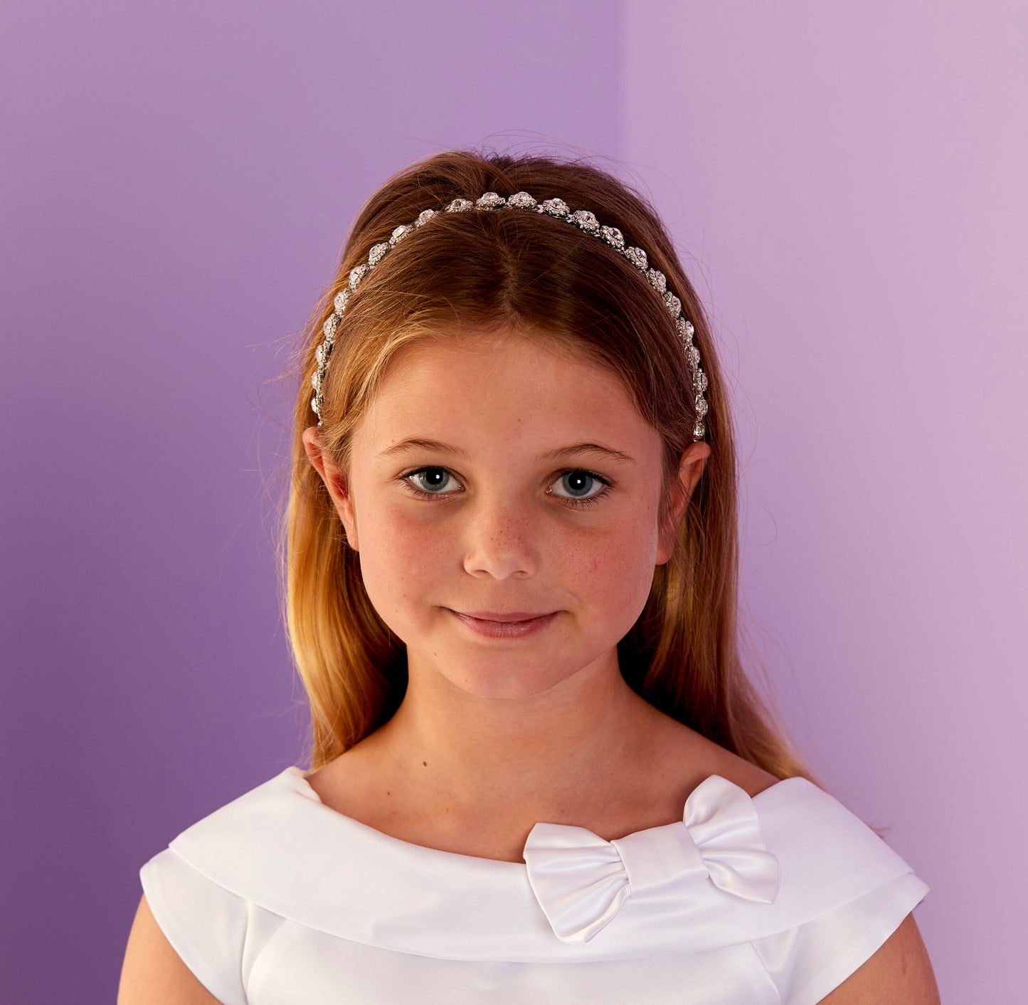 Penny Elegant Shimmering Diamante Communion/Flower Girl Belt