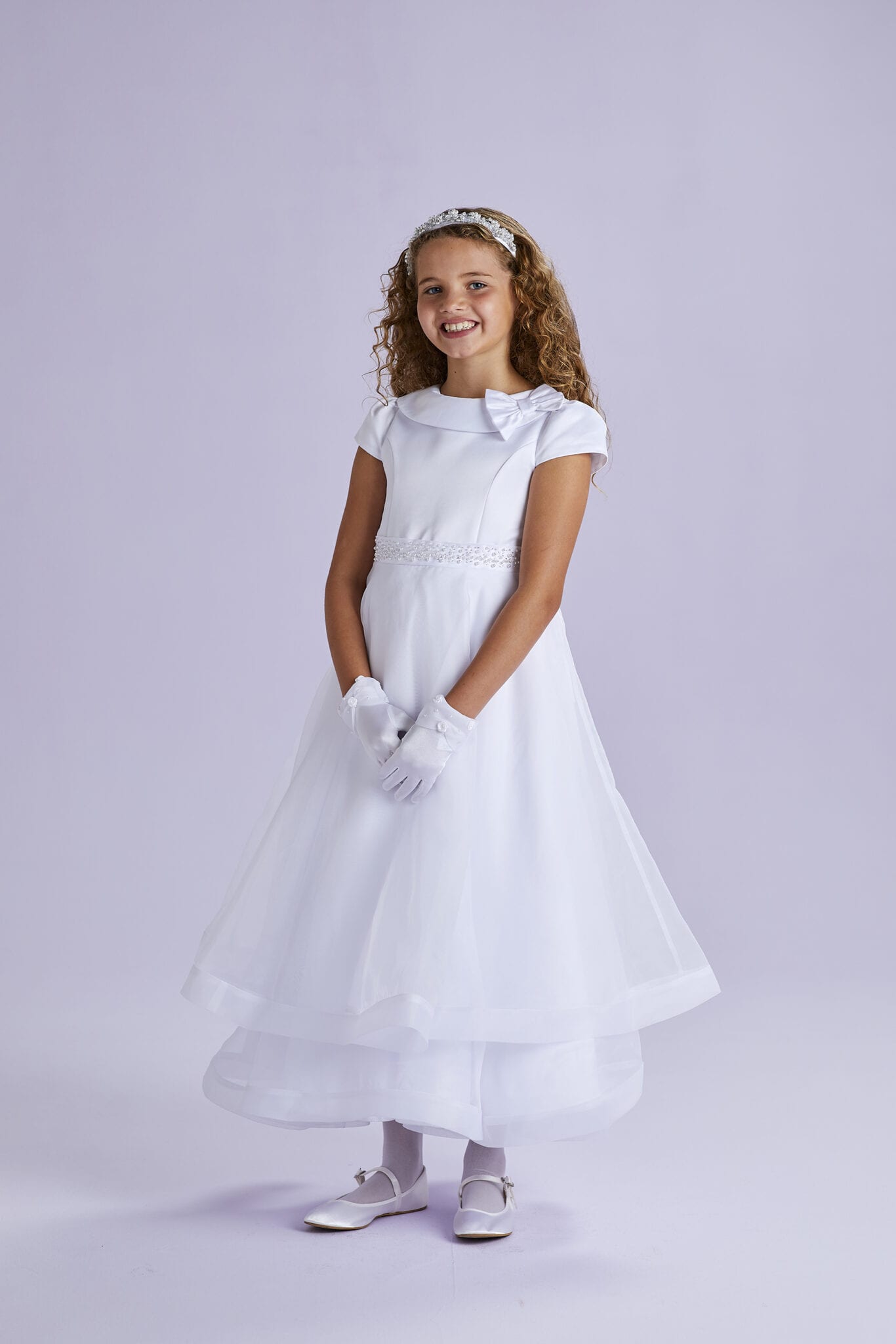 Claudia Holy Communion Dress White SALE