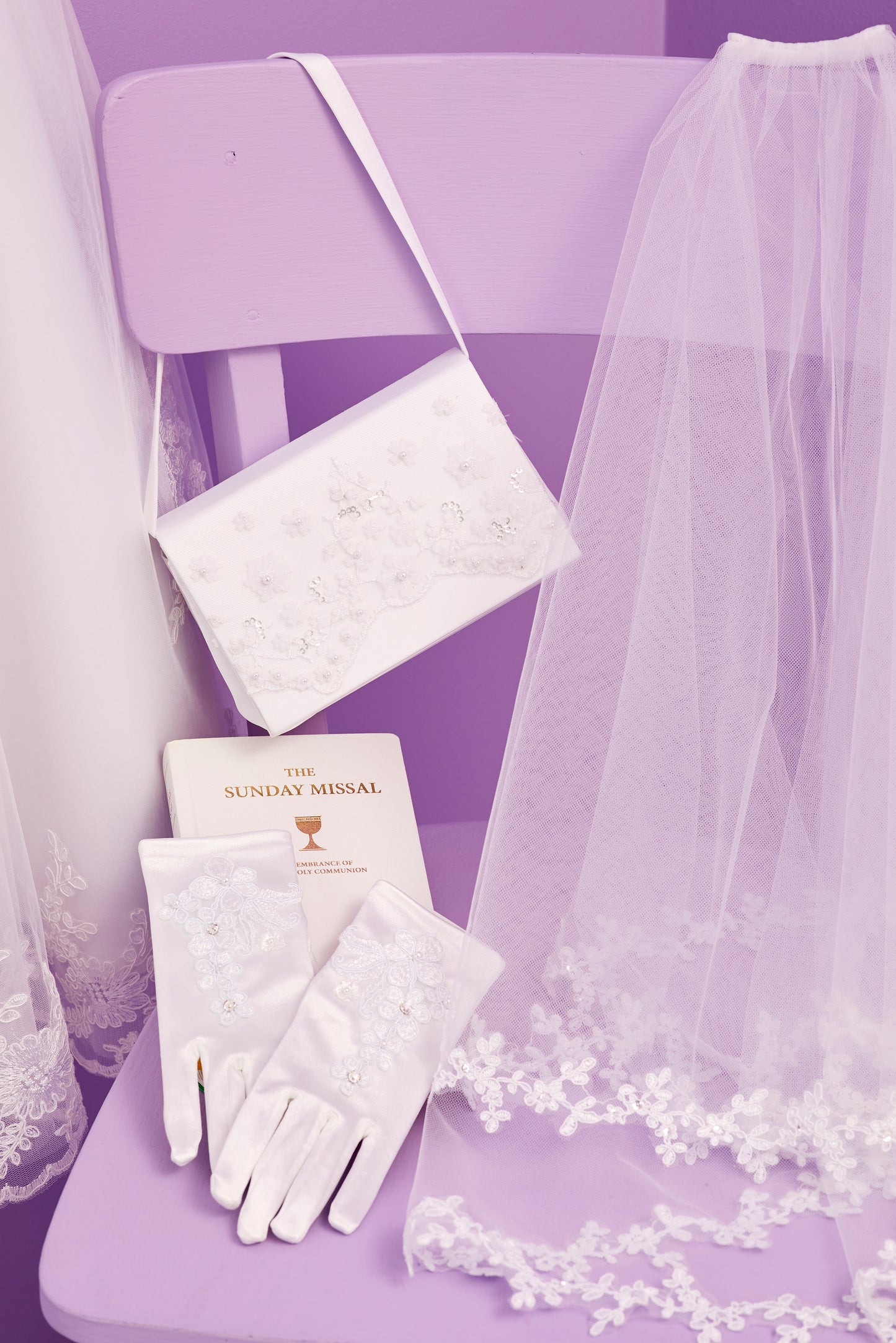 Maisie Holy Communion Hard Bag White