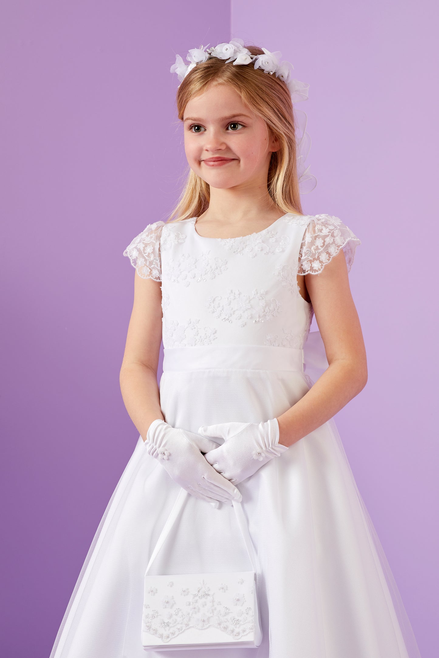Maisie Holy Communion Hard Bag White