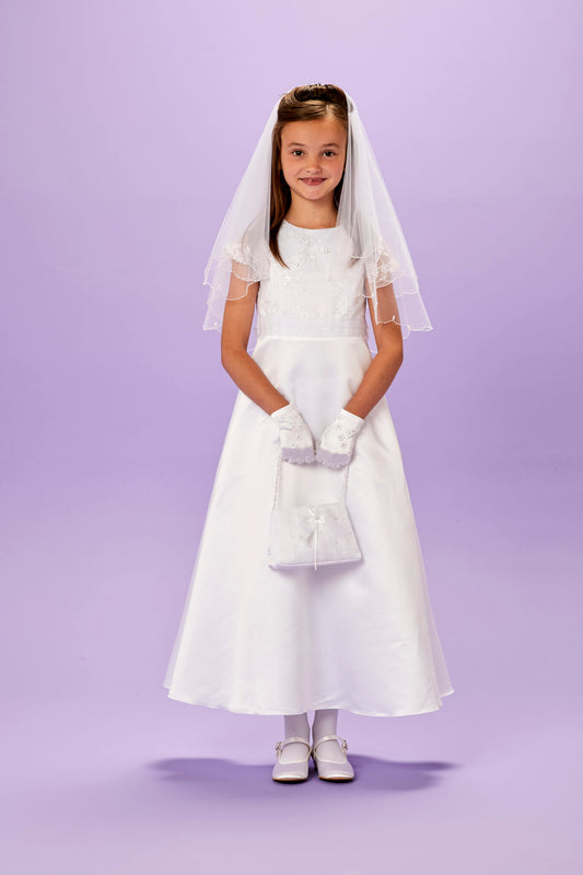 Ruby Beaded Handle Communion Bag