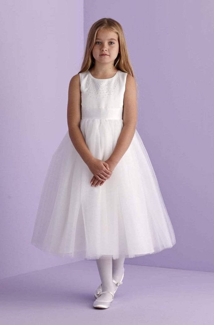 Lilly Holy Communion Dress Ballerina Length