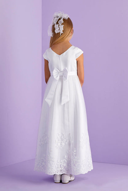 Kitty Holy Communion Cap Sleeve Dress