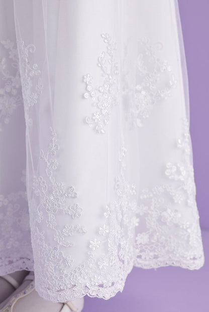 Kitty Holy Communion Cap Sleeve Dress