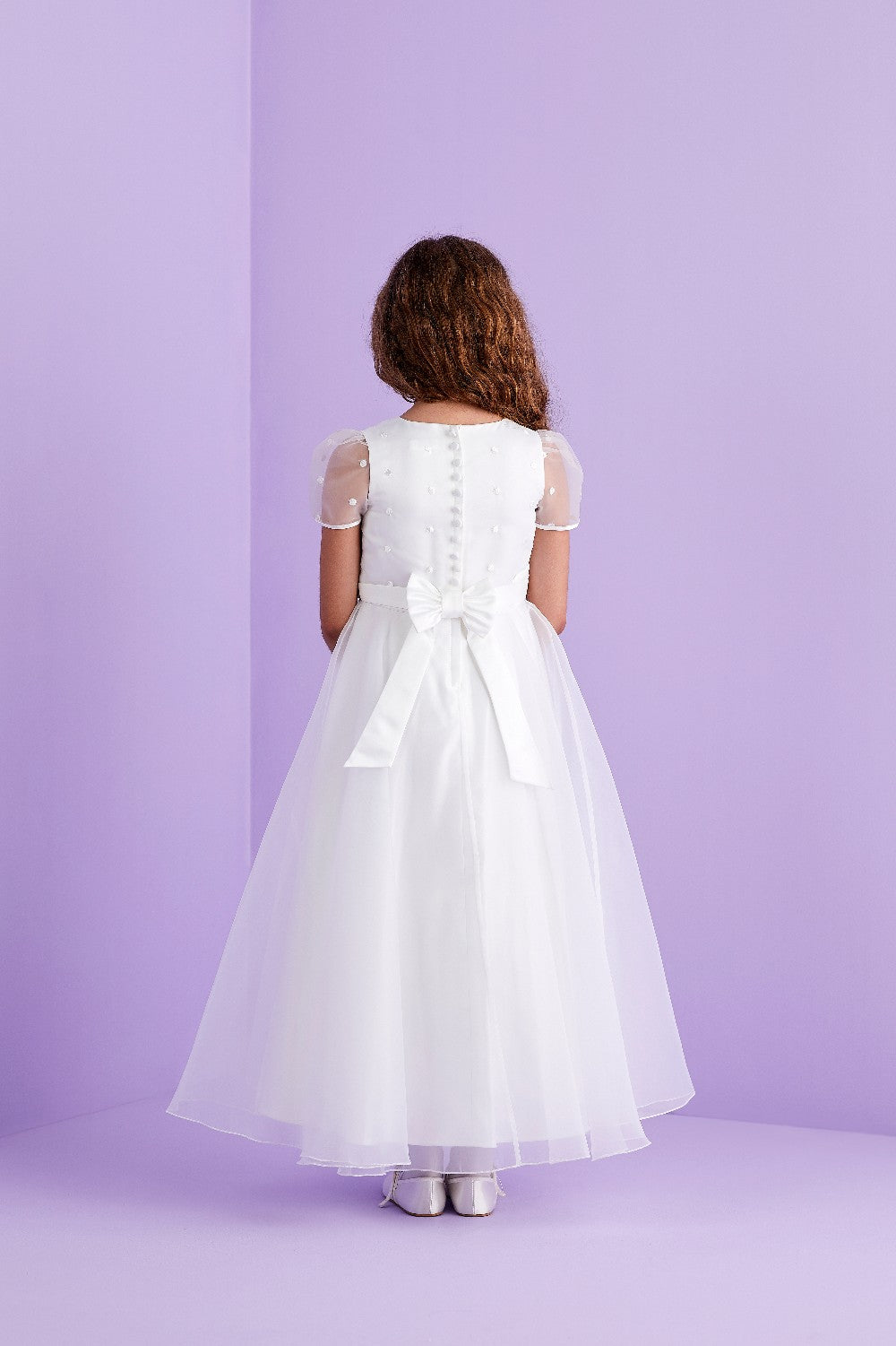 Laura Organza Spot Dress
