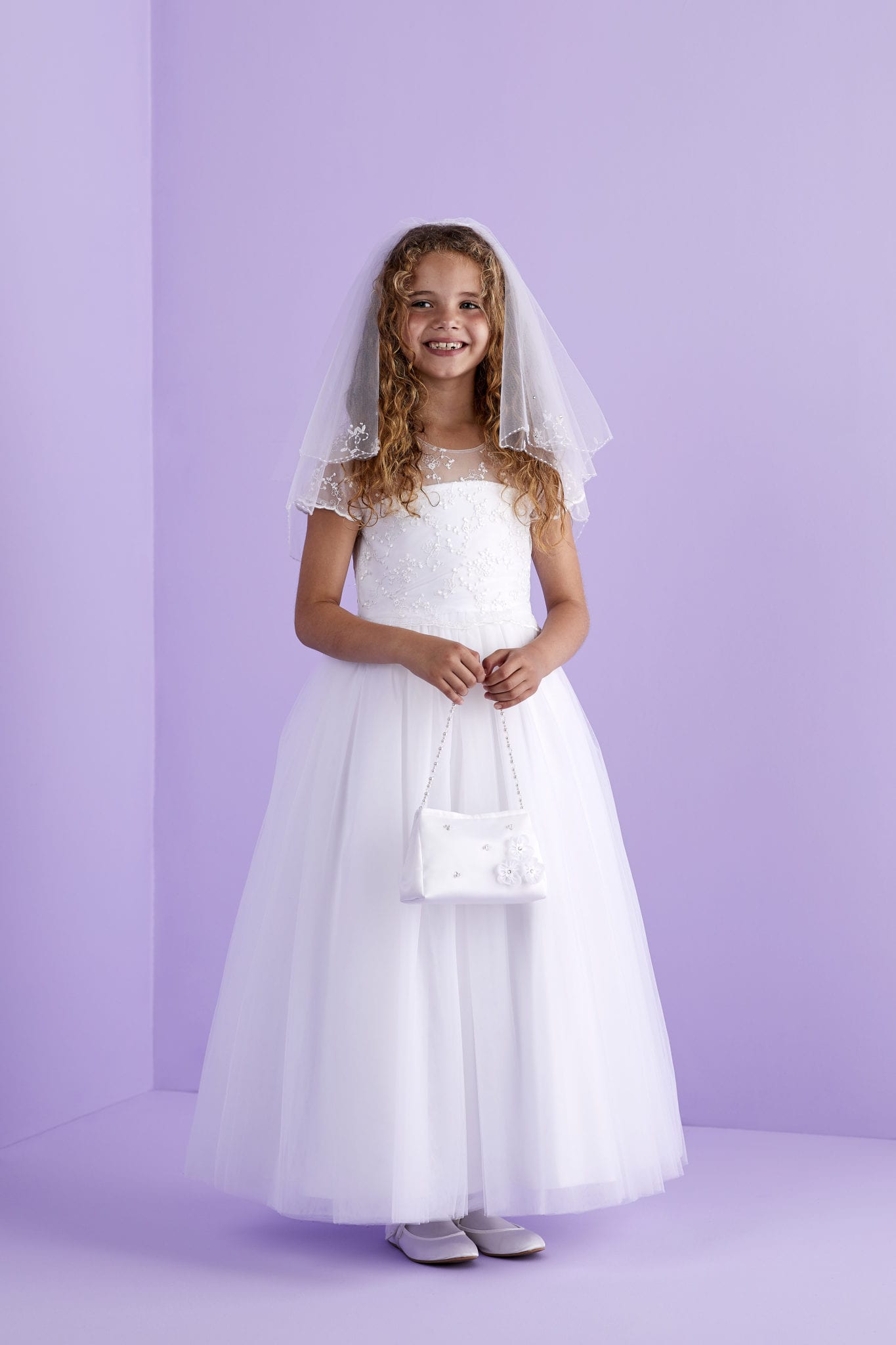 Lydia Ankle Length First Holy Communion Dress