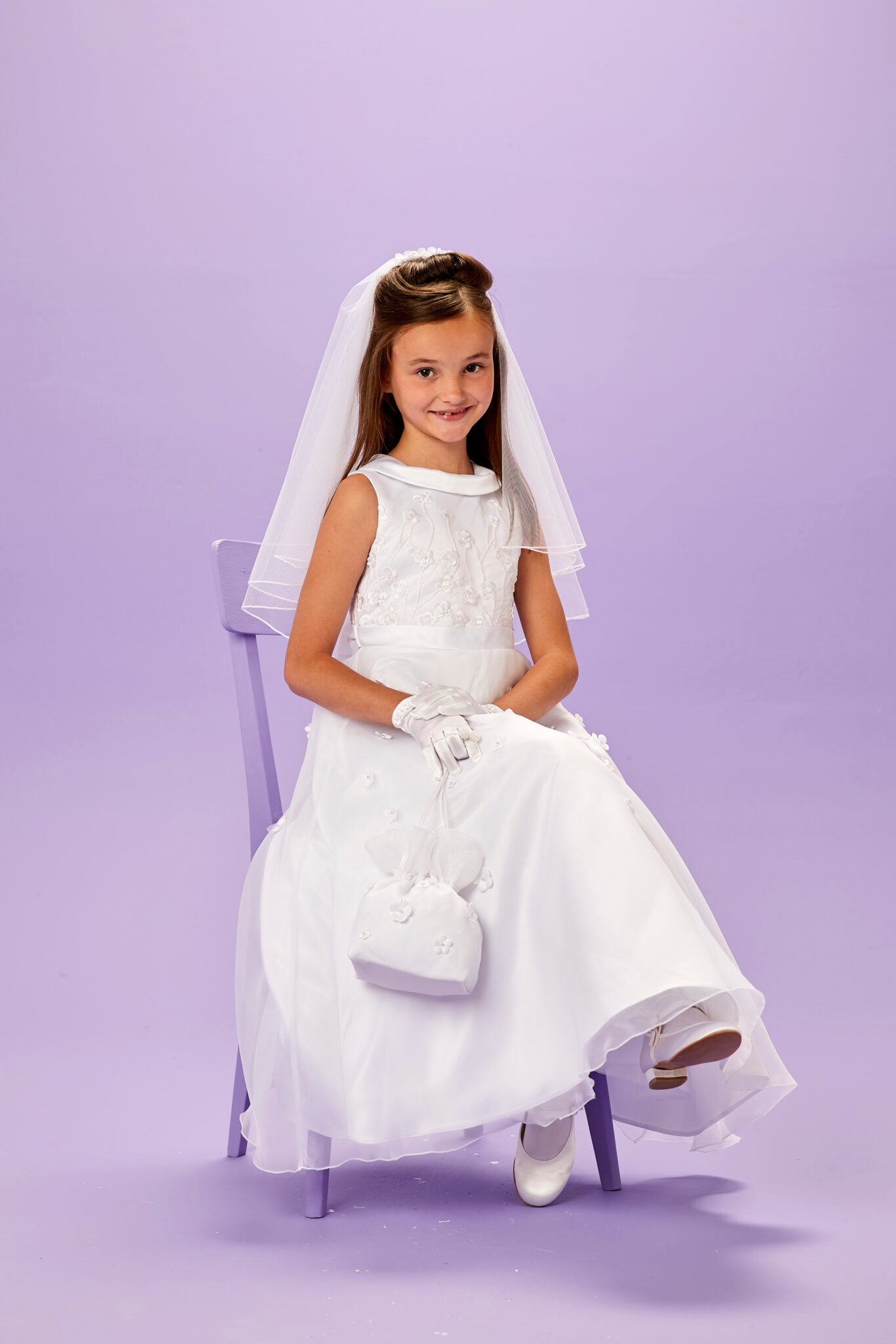 Kathryn Ankle Length Communion Dress
