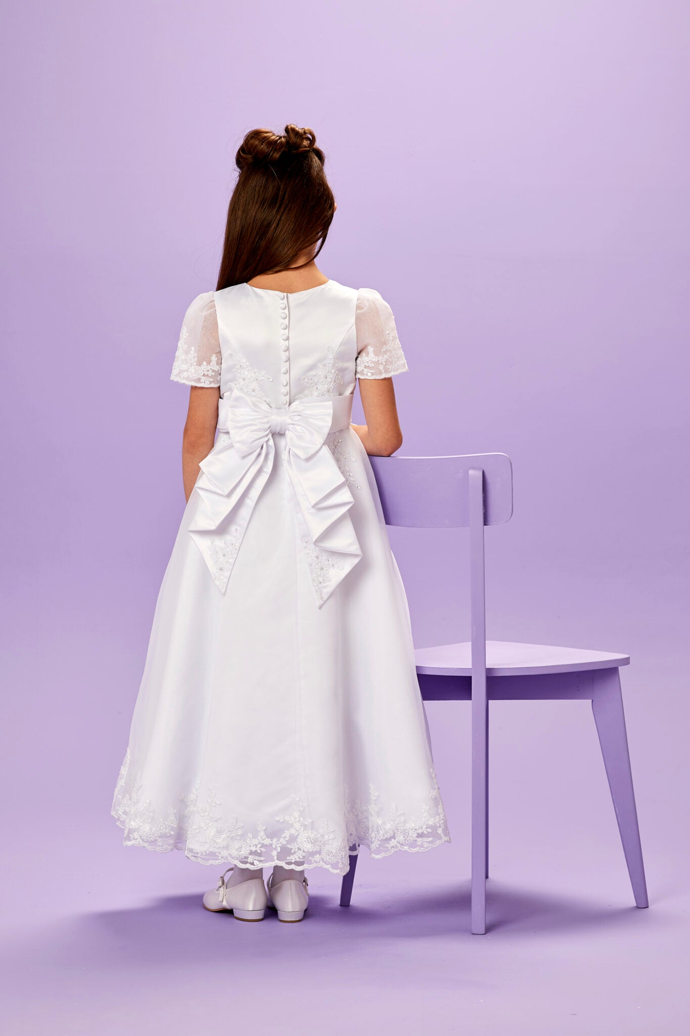 Jennifer Ankle Length Communion Dress