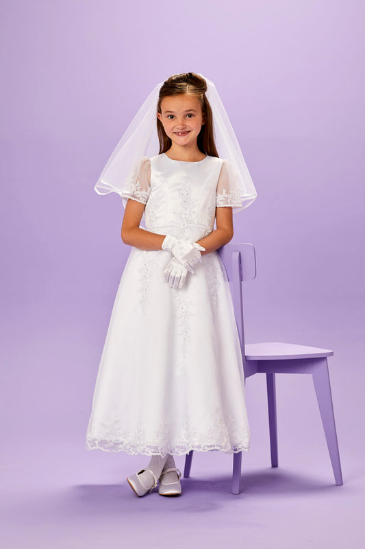 Jennifer Ankle Length Communion Dress SALE