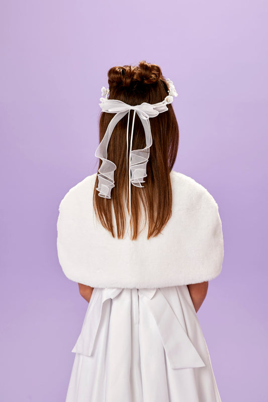 Audrey Organza Flower Headring