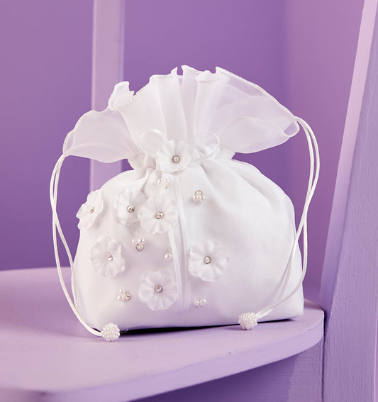 Rita Holy Communion Soft Dolly Bag White
