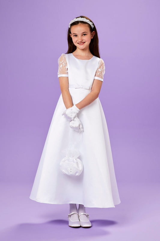 Amanda Short Sleeve Holy Communion Dress SALE