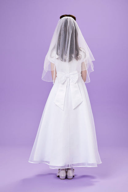 Una Cap Sleeve Holy Communion Dress