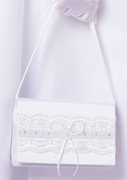 Violet White Communion Hard Bag