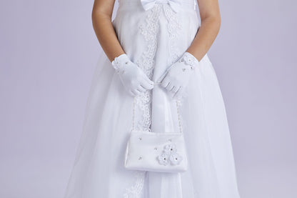 Evelyn Beaded Handle Communion Bag