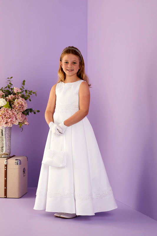 Siobhan Elegant Sleeveless Holy Communion Dress SALE