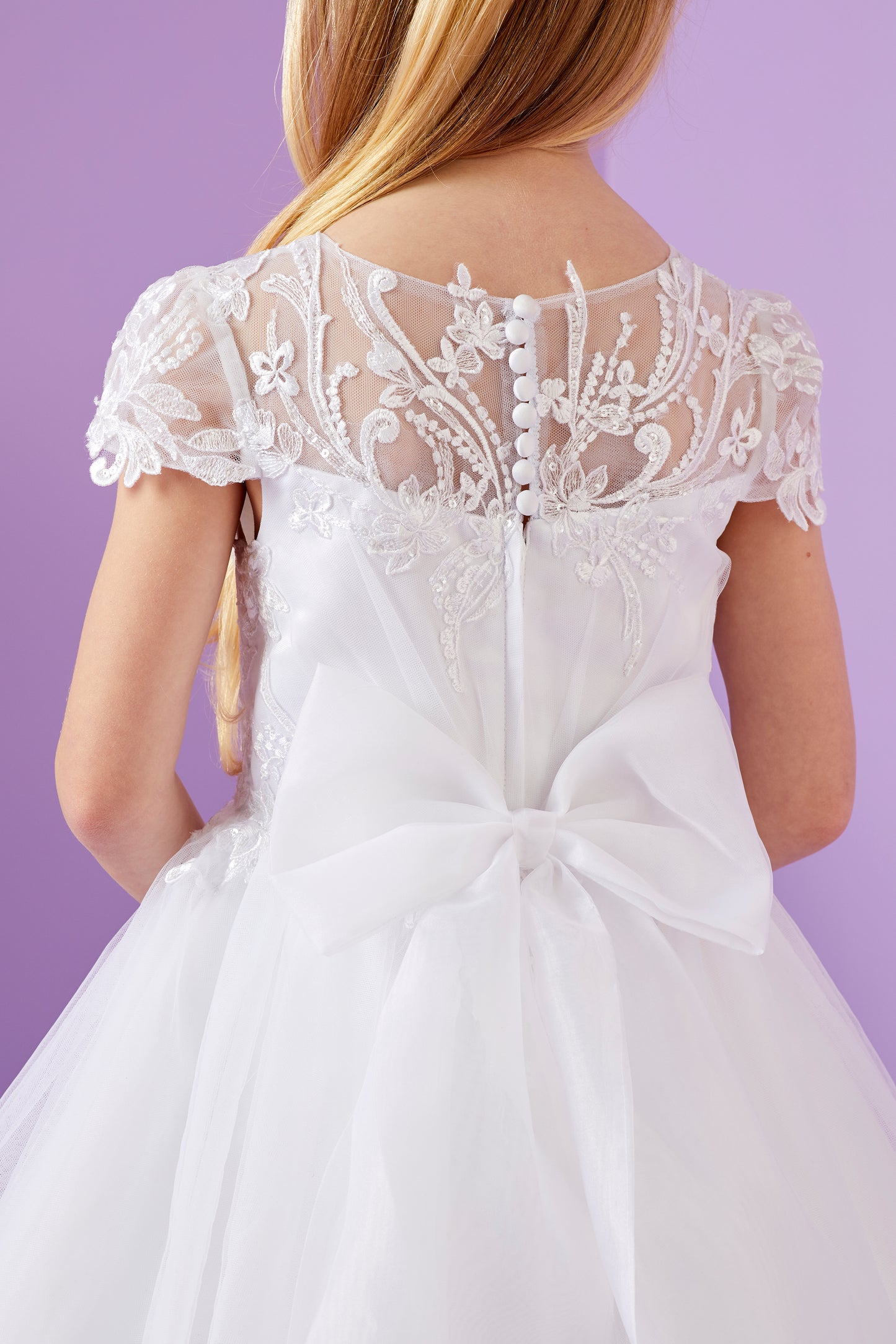Anya Holy Communion Dress with Embellished Bodice and Tulle Skirt Available October 2025