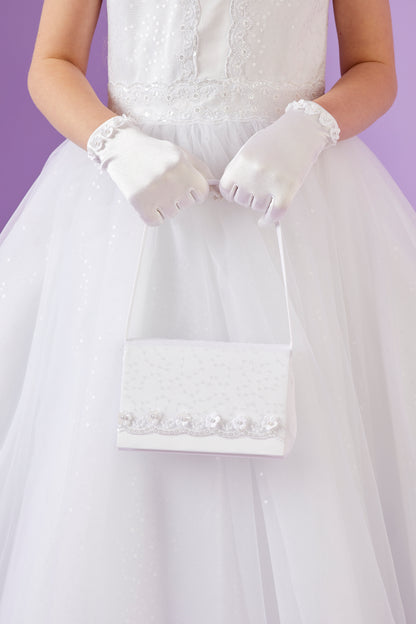 Zena White Communion Hard Bag