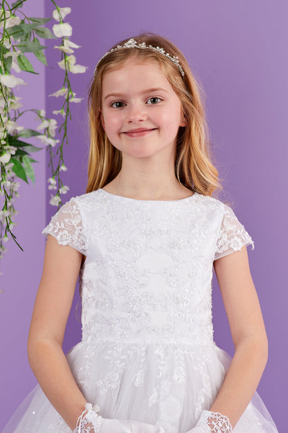 Francine Full length Sparkle Tulle Holy Communion Dress Available October 2026