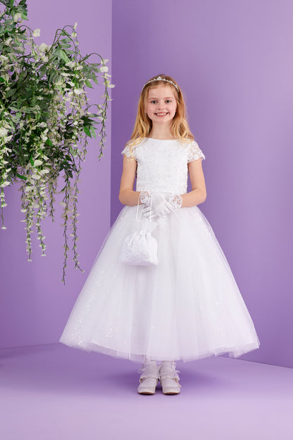 Francine Full length Sparkle Tulle Holy Communion Dress Available October 2026