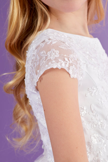 Francine Full length Sparkle Tulle Holy Communion Dress Available October 2026