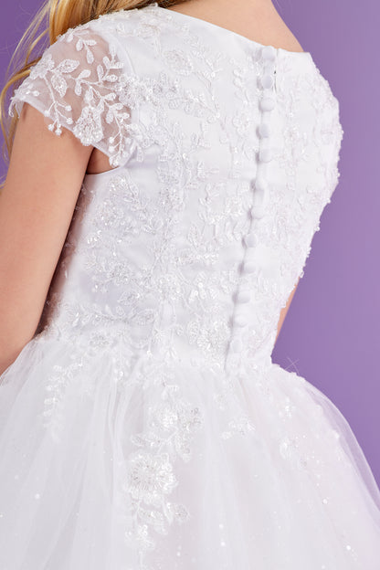 Francine Full length Sparkle Tulle Holy Communion Dress Available October 2026